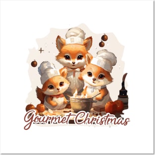 Gourmet Christmas Posters and Art